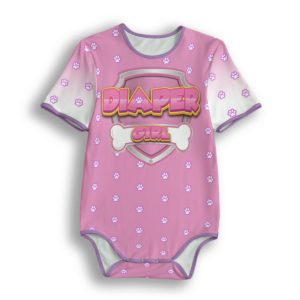 DIAPER GIRL Onesie