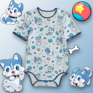 Lil Husky Pup Onesie